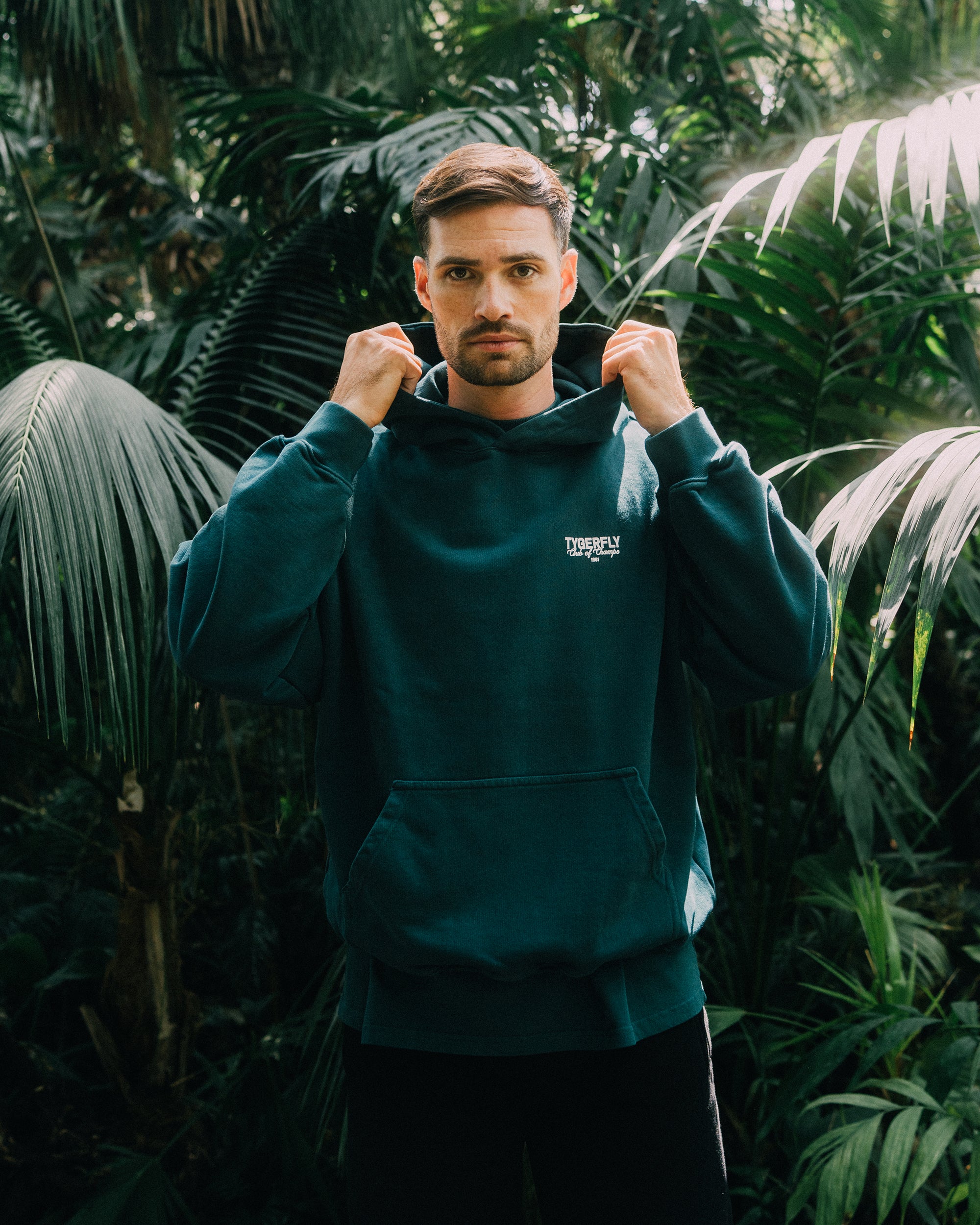 New York Hoodie - Racing Green