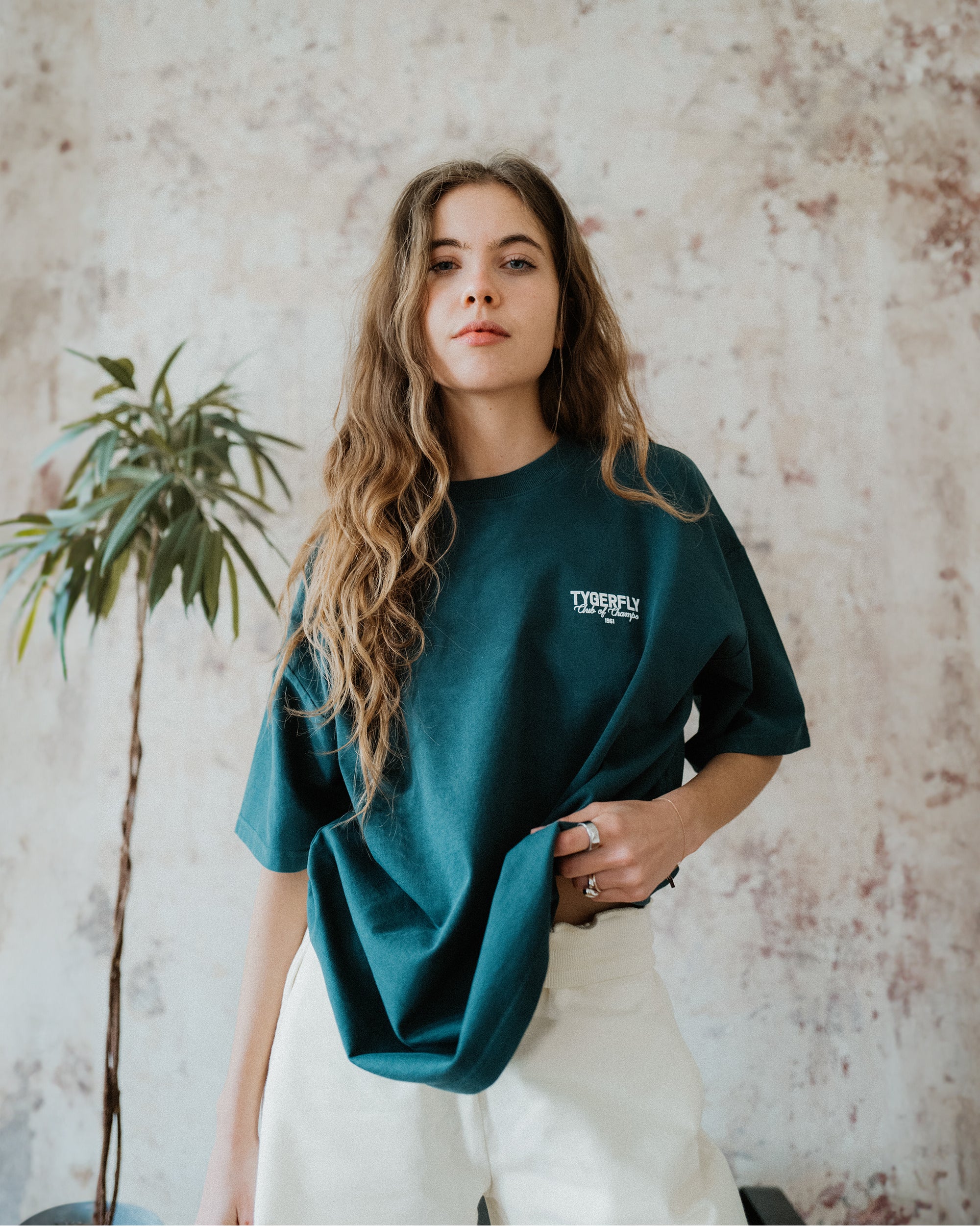 New York T-Shirt - Racing Green