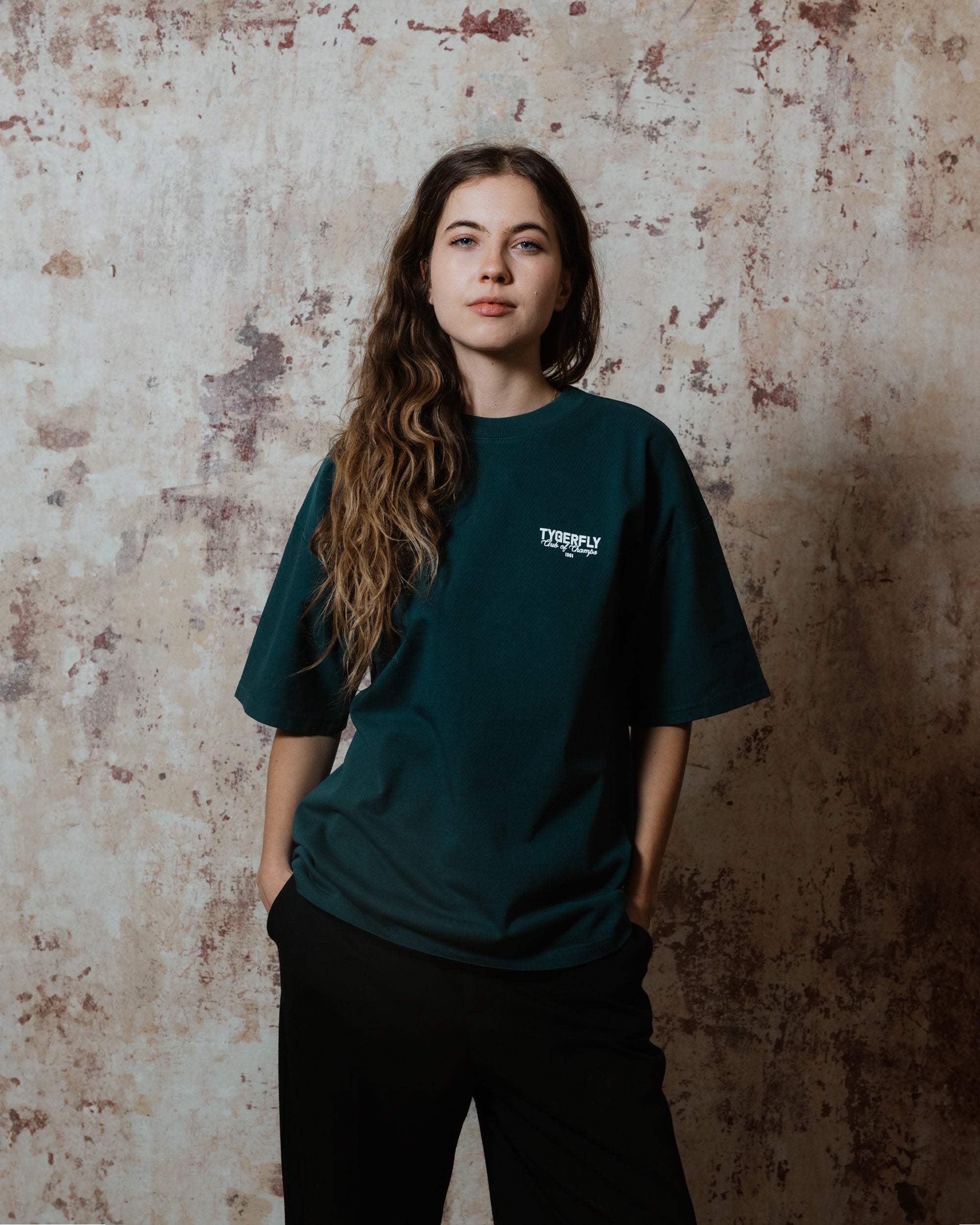 New York T-Shirt - Racing Green