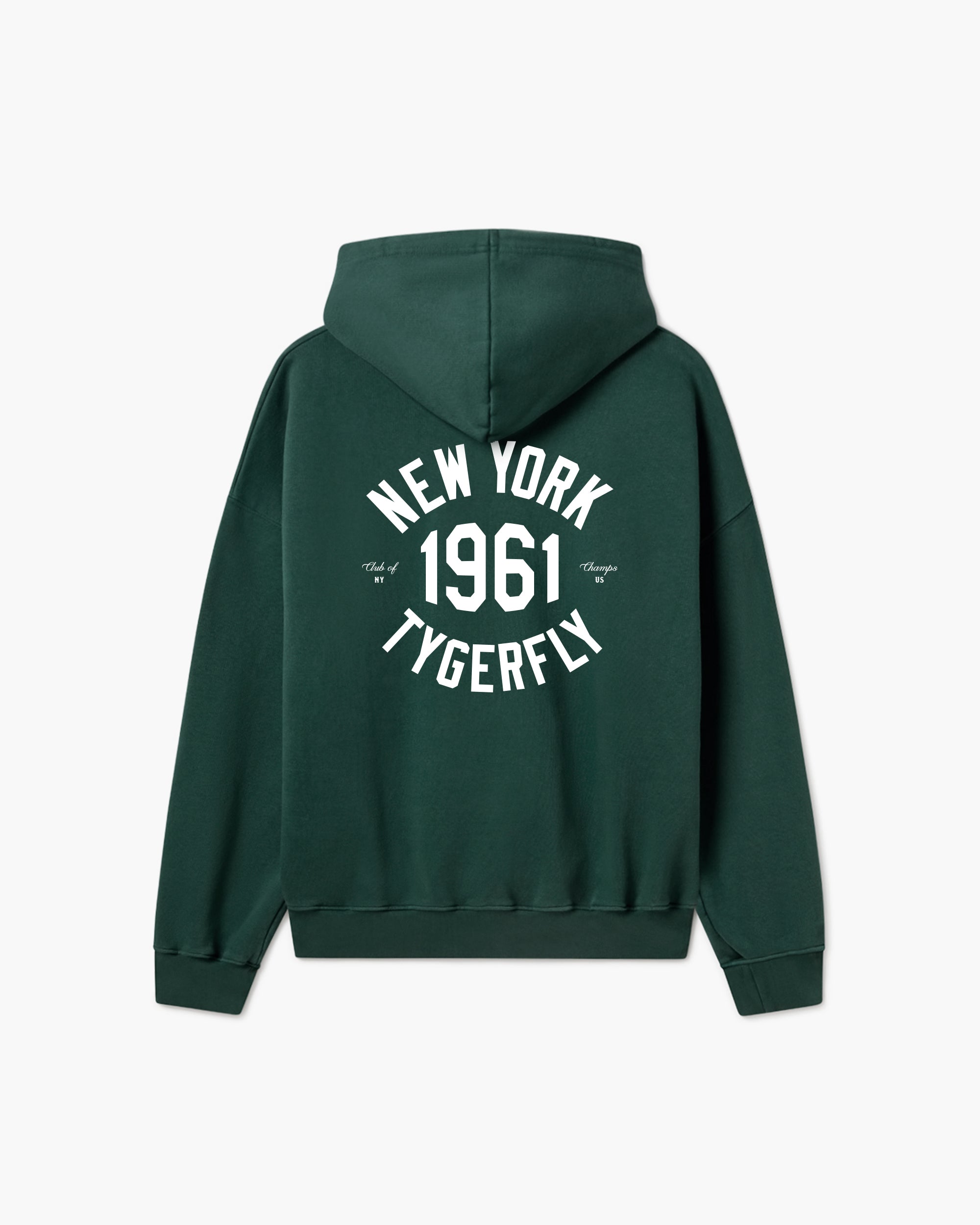 New York Hoodie - Racing Green