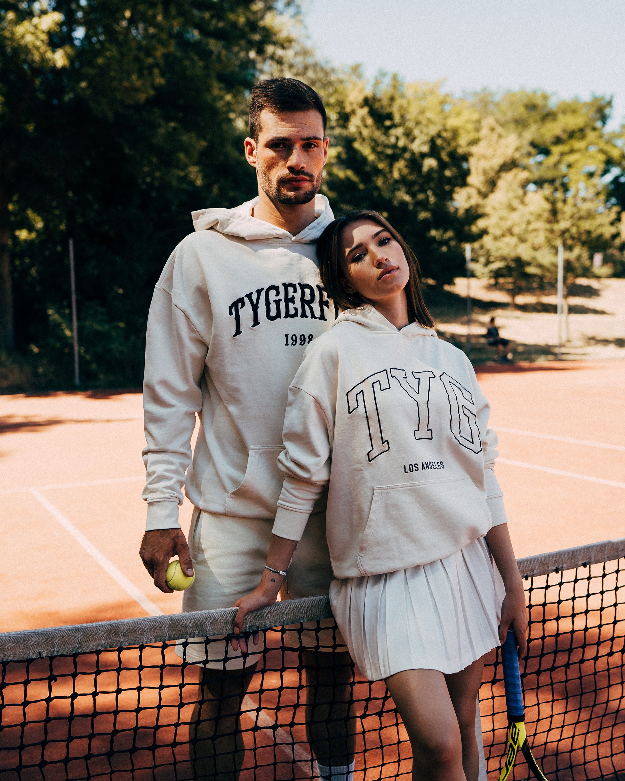 "Los Angeles" Hoodie - Cream